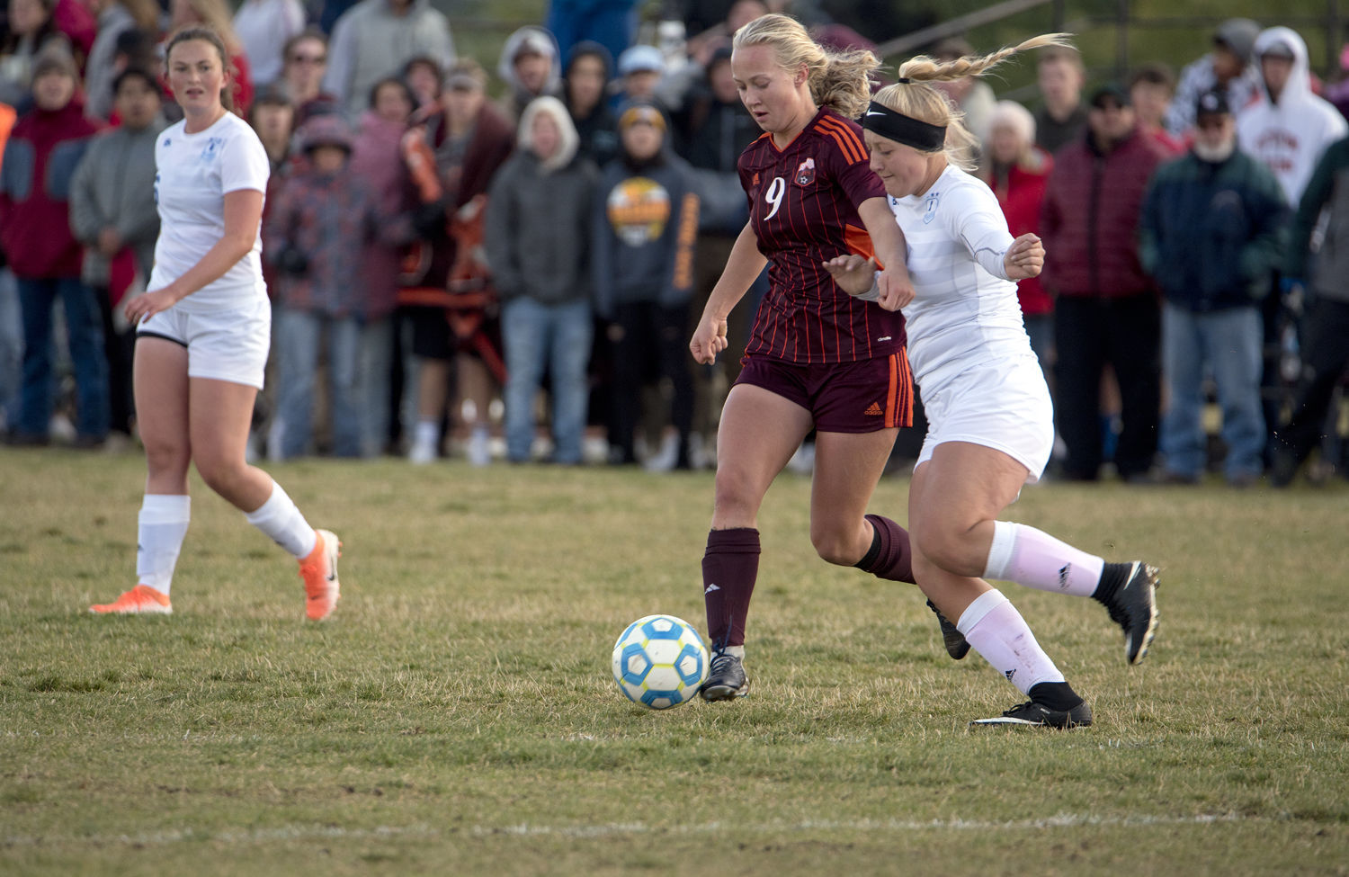 Teton's Kate Bleffert working against Sugar on Tuesday afternoon.